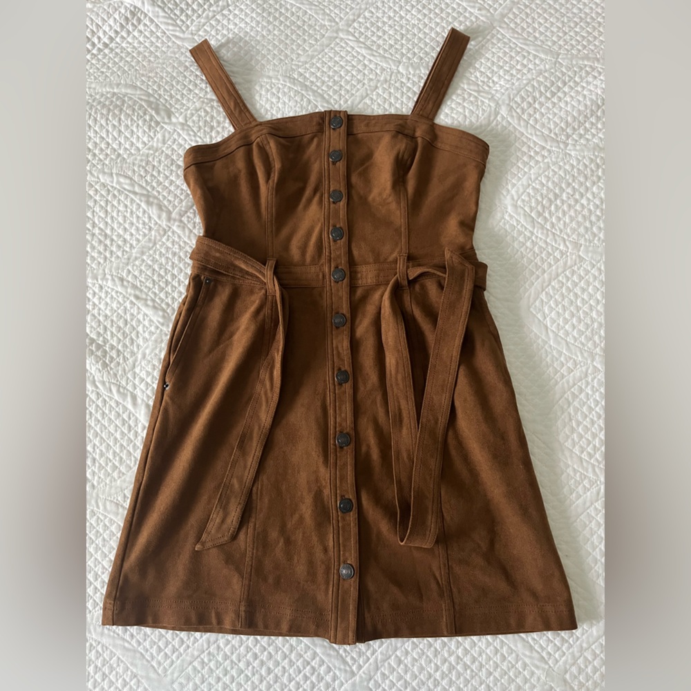EUC Abercrombie & Fitch Faux Suede Dress